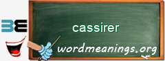 WordMeaning blackboard for cassirer